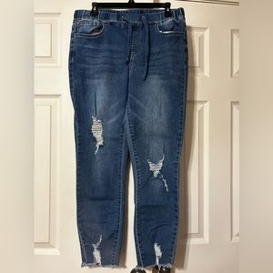 Royalty slip on jeans